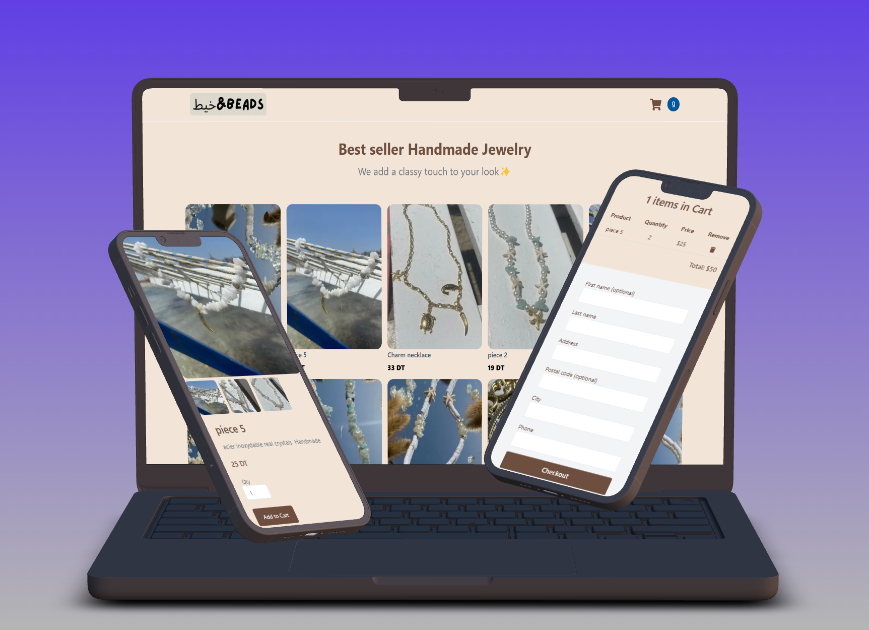freelance e-commerce website