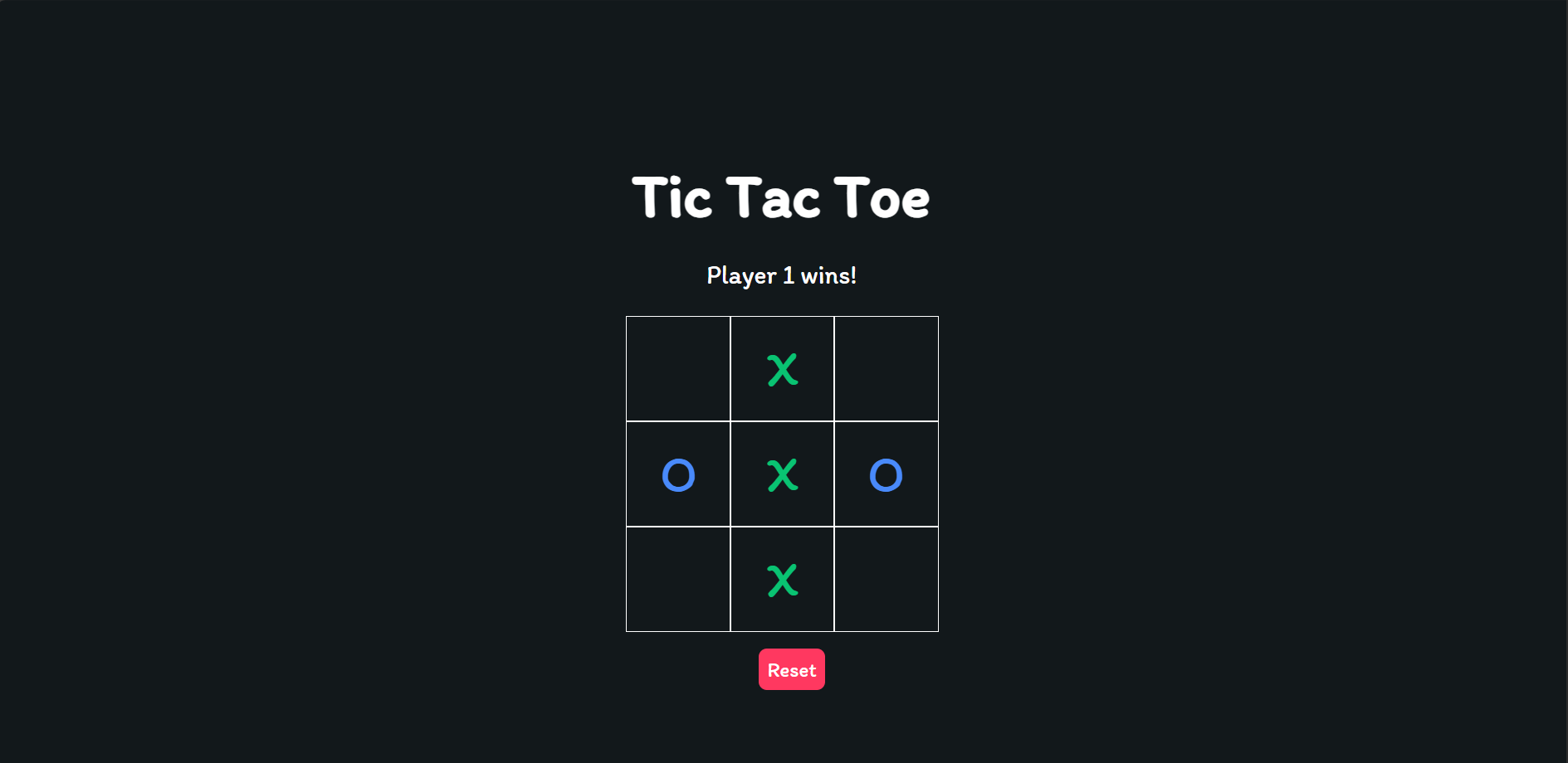 tic-tac-toe game